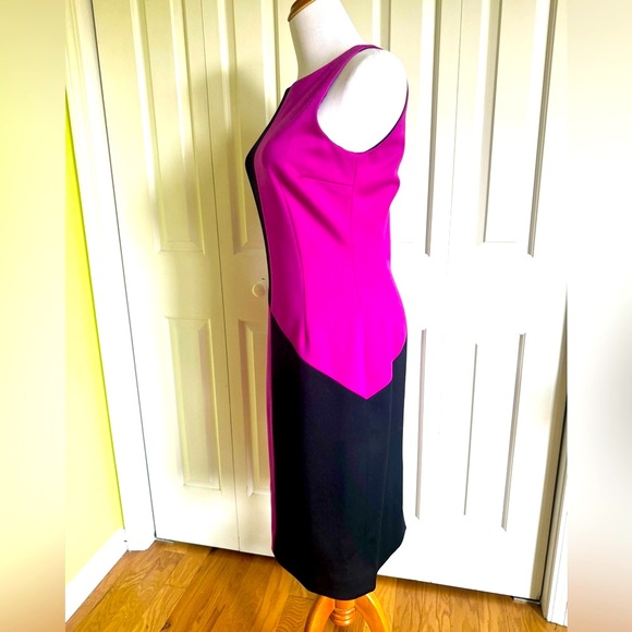 DOLCE &GABBANA Black/Fuchsia Cocktail Dress 8/44 - Picture 4 of 9